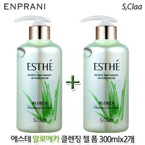 에스테 알로에카 클렌징 젤 폼 300mlx2개