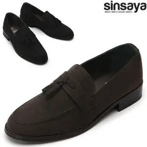 [신사야]신사야 스웨이드 방울장식 남성로퍼 SSY073