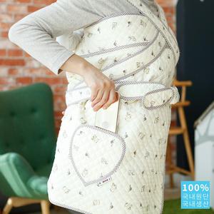 나와니스 리틀고미 X자형 7부 포대기/ 긴끈 사계절 실내 여름포대기 아기띠 캐리어 처네 포데기