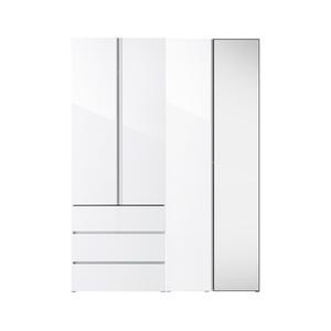 한샘 샘베딩 클로즈 거울옷장세트 160cm(높이216cm) 서랍형 6종