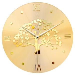 황금나무 벽시계 로마 골드 인테리어 무소음 벽걸이시계 개업 집들이선물