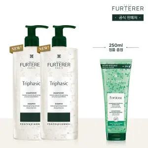 [르네휘테르](강남점)트리파직 앰플 샴푸 500ml 듀오(+포티샤 샴푸 250ml 증정)