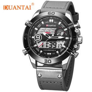 남성 남자 스포츠워치 듀얼타임 가죽시계 아날로그 알람 스탑워치 SWA8