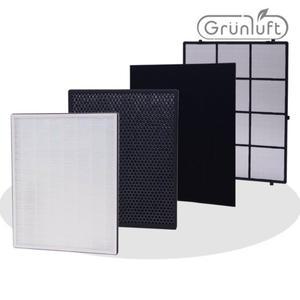 독일 그린루프트 공기청정기 DGP-7500 필터(H13헤파,활성카본,황사용탄소) 3종셋트