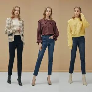 [뱅뱅]여성 스트레치 밴딩 데님 3종