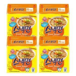 오뚜기 스낵면 108g 20개 멀티 봉지라면