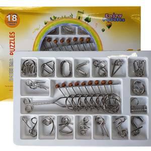 메탈퍼즐세트 EPP12(18p)/구연환 와이어 철사고리 취미놀이학습완구 마술게임 지능계발교구