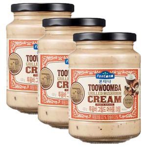 폰타나 투움바 그릴드 머쉬룸 크림 파스타소스, 430g, 3개