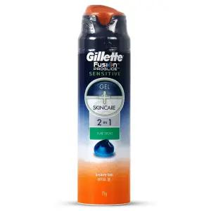 질레트 퓨전 프로글라이드 2 in1 퓨어스포츠 면도젤 170g