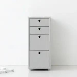 마켓비 MKB 서랍장 2.2단 라이트그레이, 1개