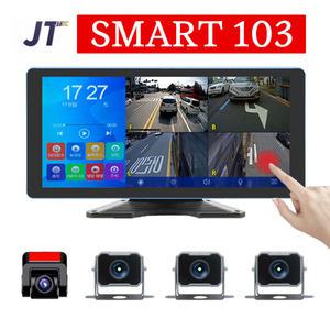 (제이텍) 10.36인치3채널 4채널 화물 버스 블랙박스 터치 미러링 라이트비전 Full HD 화각170도 어라운드뷰