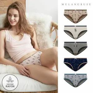 [하프클럽/물랑루즈]랜디스 여성삼각팬티 여자속옷 5종세트