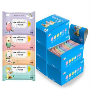 위생대장 아띠앙 휴대용 미니 물티슈 10매 50팩 (5박스)