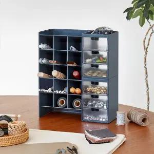 오피스 데스크정리 수납 칸막이 서랍 하이브 스택 2단