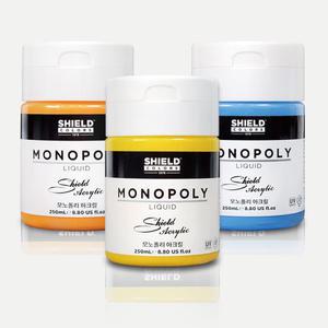 쉴드 모노폴리 아크릴물감 250ml 70색 중 선택 영남상사