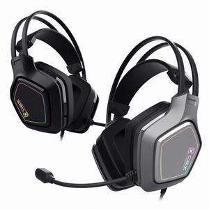 COX SCARLET  RGB 노이즈 캔슬링 초경량 헤드셋 (그레이)