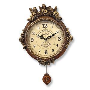 노엘 엔틱 무소음 벽시계 거실 인테리어 벽걸이시계 - 원형