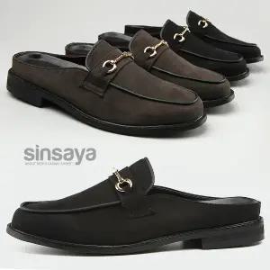 [신사야]신사야 버클 스웨이드 남성구두 블로퍼 24S008