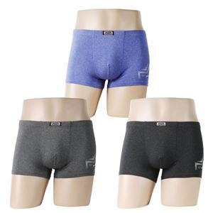 남성 드로즈 소프트 멜란지 인밴드 사각팬티 3매세트