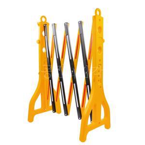 플라스틱 접이식 바리케이드 2600 자바라 게이트 휀스 경량 공사장 도로 현장