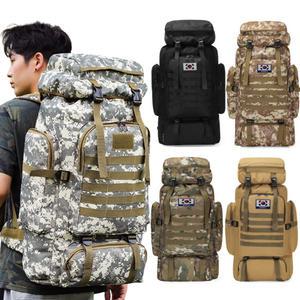 밀리터리 군인 출타용 여행용 대용량 백팩 80L
