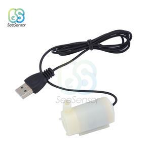 미니 마이크로 수중 워터 펌프 DC 5V 저소음 브러시리스 모터 2-3L/min 어항 수조 수족관 분수