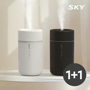 [1개+1개] 스카이 C타입 탁상용 차량용 무드등 미니 초음파 가습기 MH10