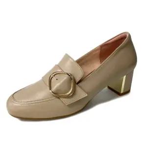 여성 발편한 5cm 골드 포인트 로퍼-PFDSHP581BE