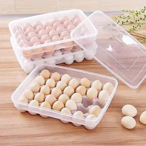 [할인바이할인][1+1] 왕란도 보관가능한 34구 대용량 계란트레이 계란보관함