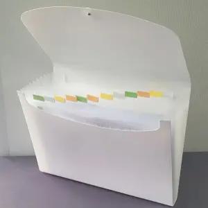 아코디언파일 아코디언포켓 서류파우치 클리어파일 13분류