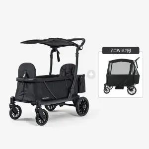[폼포라]위고웨건W 절충형 유아웨건 + 모기장