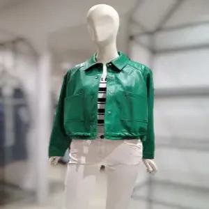 [SI] SI인조가죽 포켓 단추 포인트 자켓SKJZB2172