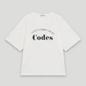 [코데즈컴바인](대구신세계) 오버핏 프린트 티셔츠 (CKB-TS303W4)