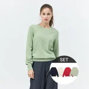 면100컬러니트4종세트