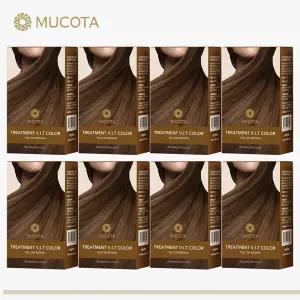 무코타 염색제 트리트먼트 이지컬러 미리주문패키지 (내츄럴 브라운 다크브라운 와인브라운 中 택 1)
