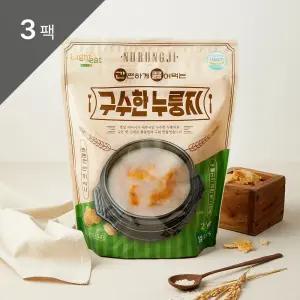 [라이트잇] 간편하게 끓여먹는 구수한 누룽지 2kg (봉) 3팩