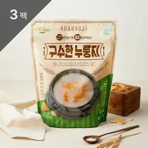 [라이트잇] 간편하게 끓여먹는 구수한 누룽지 3kg (봉) 3팩