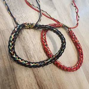 [하프클럽/]남자 여자 오색실 팔찌