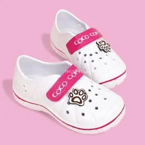 [하프클럽/]신기편한 찍찍이 코코반도 EVA 만능 실내화 핑크 어린