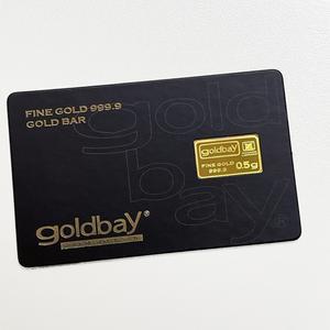 [골드베이미니] 순금 0.5g 1g 미니골드바 카드 24K 999.9