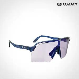 루디 선글라스 스핀쉴드 프로 크리스탈 아비오 / 퍼플 미러+변색 SP987502-0000 스포츠 고글