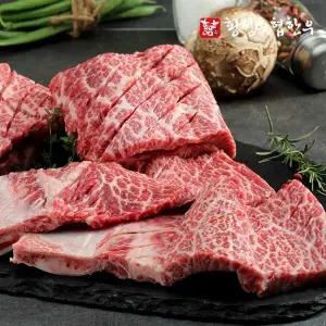 [횡성축협한우] 횡성축협한우 1등급 포뜬 꽃 생갈비 (400gx3) 총 1.2kg