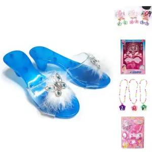 공주구두 블루)공주구두 악세사리/어린이/주얼리/세트/공주/장난감/놀이/키즈용/구두/완구/변신/아동/아이