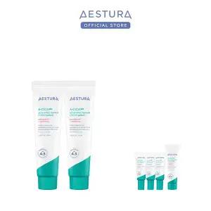 [본사직영]에스트라 에이시카 365 리페어 크림pH4.5 60ml 2개 + 세럼7ml 3개 + 토너25ml