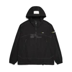[내셔널지오그래픽] N231UFT903 우븐 후디 트레이닝 자켓 CARBON BLACK