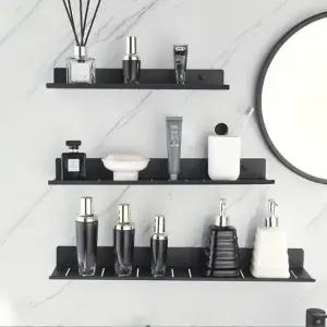 접착식 세면대 선반 다용도 50CM 무타공 욕실 욕실코너 욕실코너선반 코너수납 모서리선반