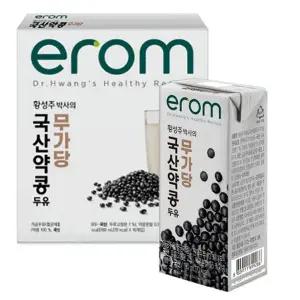 이롬 황성주박사의 국산 약콩두유 무가당 190ml x 16입