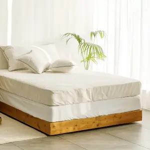 에스텔 순면 광목 홑겹 매트리스커버 SS / ㅁ자 고무밴드 / 내추럴무드