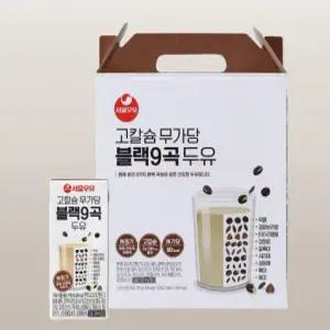 고칼슘 무가당 블랙9곡 두유(190ml×32팩)