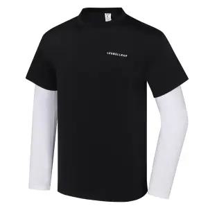 벨리프 남자 화이트 레이어드 래쉬가드 긴팔 루즈핏 수영복 스윔웨어 비치웨어